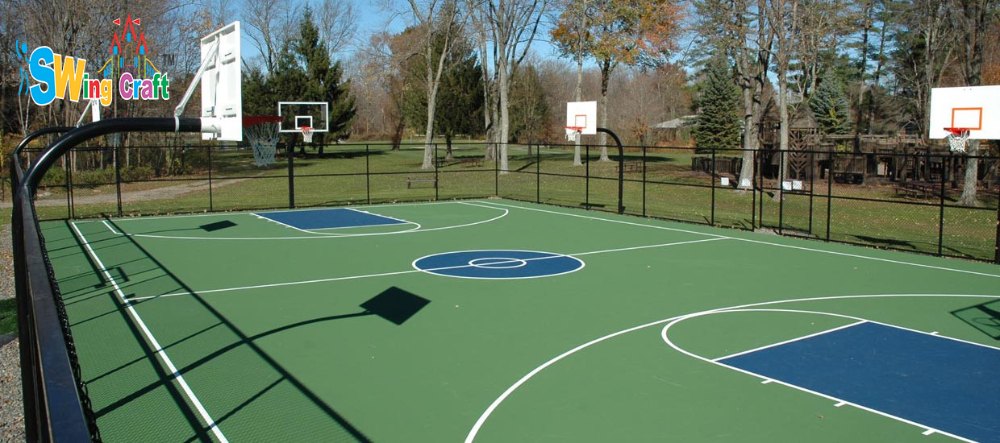 Terrain de basketball
